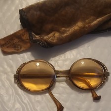VTG McKeon and Lopez Oval Wire Rim Gold Eyeglasses Frame Metal Original