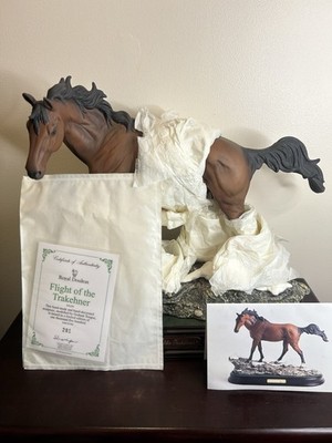 Royal Doulton Flight of the Trakehner DA236 Ltd Ed Pferd Figur Nr.281 Box/Zertifikat