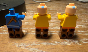 LEGO Lot Aang Minifigures and Sokka Parts From Sets 3828 3829