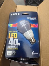 Cree LED 40W Standard Dimmable Soft White 450lm Screw Clear Glass 1 Bulb