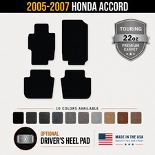 Avery Touring Front Rear Floor Mats For 2005-2007 Honda Accord 1xs