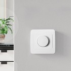 Flush Mounted Dimmer Switch for Dimmable LED Conventional and Halogen Lamps