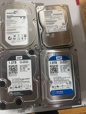 Lot of 7 Assorted 1TB 3.5” SATA hard drives Desktop Seagate Toshiba WD