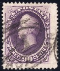 [AC19] USA 1888 Scott#218 used 90¢ purble cv:$250 VERY BIG SIZE - FAULTLESS — photo 1