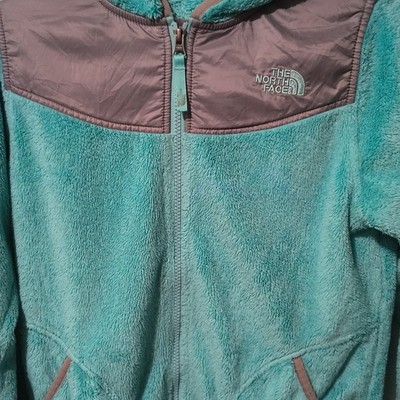 The North Face Osito Women s Blue/Purple Full Zip Hooded Jacket, Size S