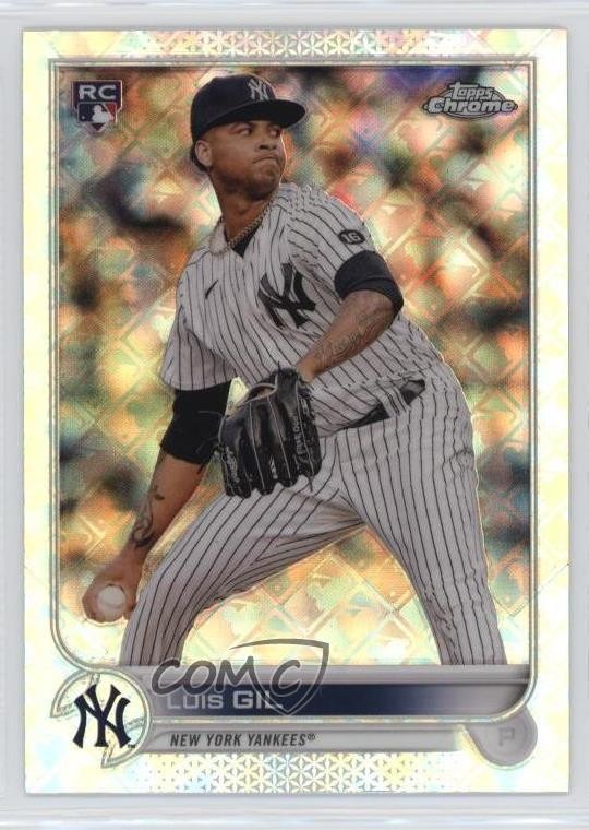 2022 Topps Chrome Logofractor Edition Luis Gil #10 5w7