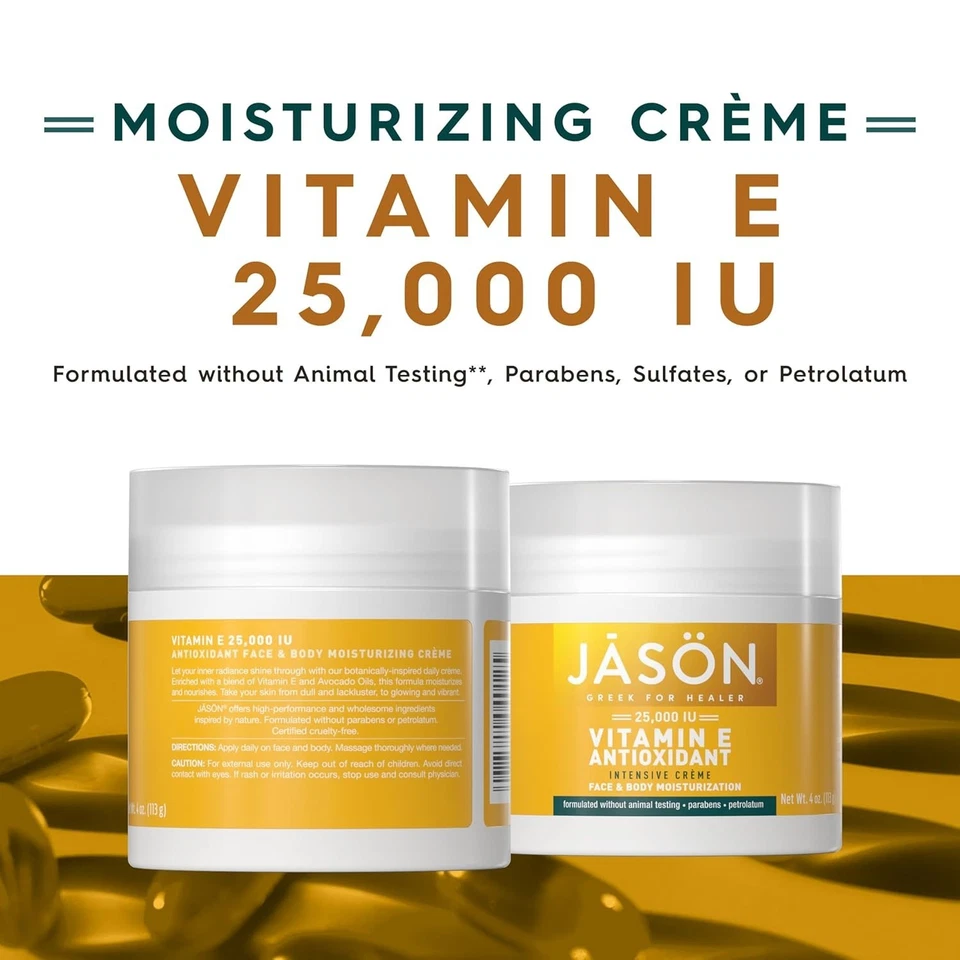 Jason Natural Moisturizing Creme Vitamin E Age Renewal 25000 Iu 4OZ - Image 2 of 4