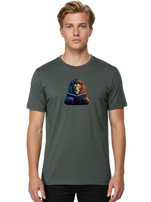 Cyberlink Mens Graphic Tee,100% Cotton,Casual Summer Wear
