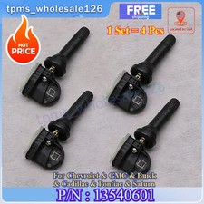 4pcs 13540601 Pre-Programmed Tire Pressure Sensor TPMS For GM Buick Chevrolet US