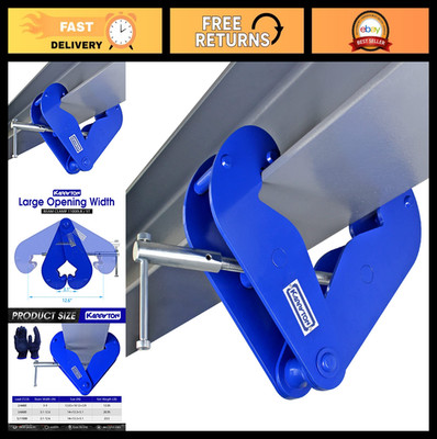 Beam Clamp 5 Ton Lifting & Rigging for I-Beam Flanges 3.1-12.6 in