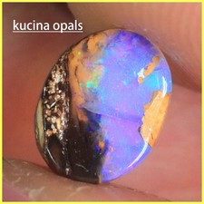 0.9ct Natural AUSTRALIAN YOWAH Boulder Opal Stone KucinaOpals for Jewelry Makers