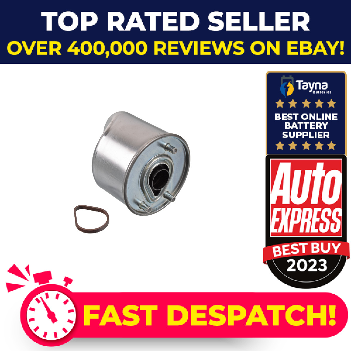 Fuel Filter fits VOLVO V50 545 1.6D 10 to 12 D4162T Blue Print 31321475 31422125