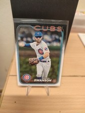 2024 Topps Series 1 Baseball Card #164 Dansby Swanson, Chicago Cubs