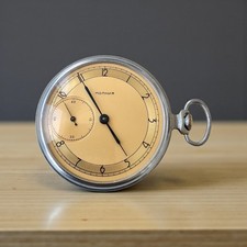 Rare Soviet Mechanical USSR mens Pocket watch Molniya Molnija