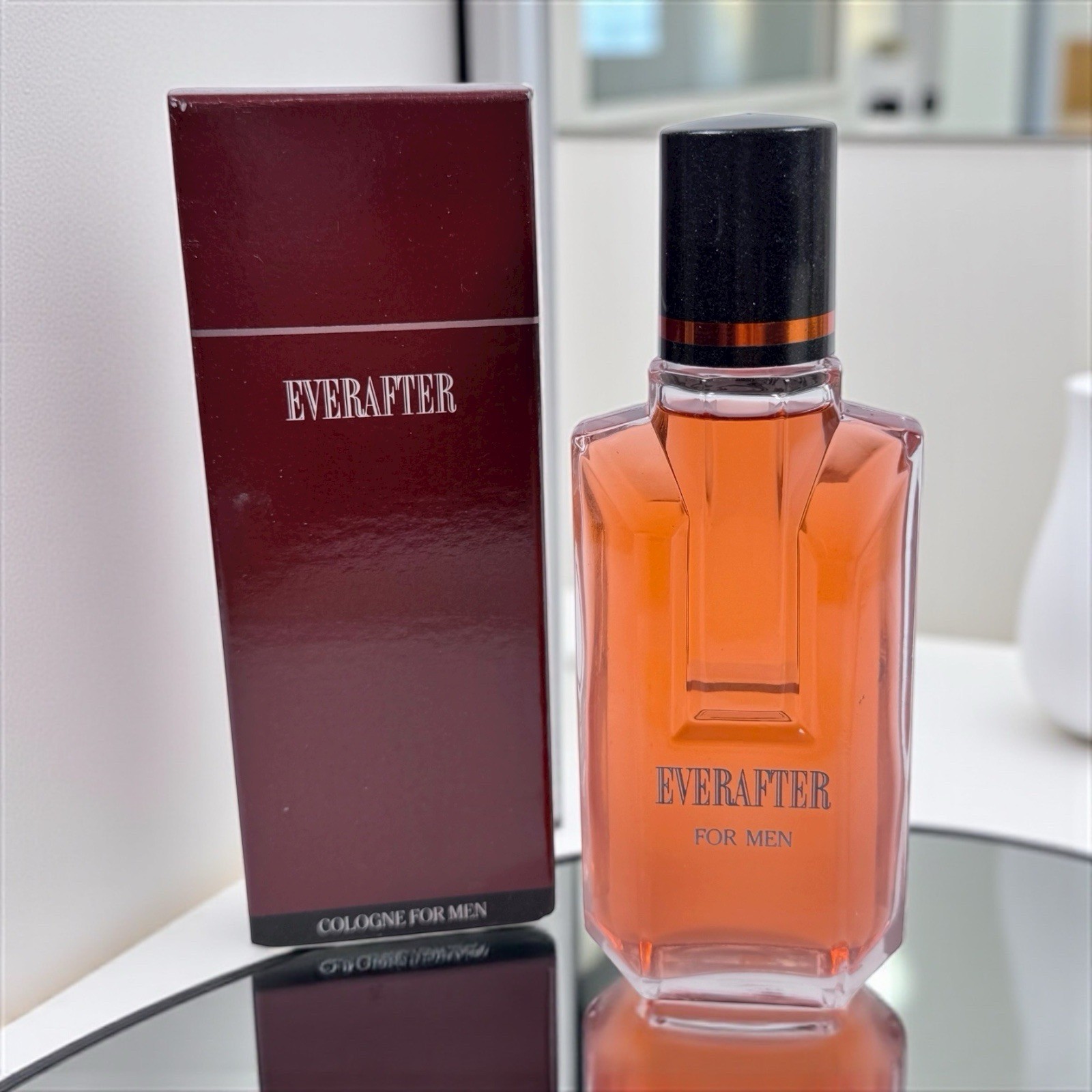 Vintage 1990 Avon Everafter Cologne For Men Decanter 3 fl oz Full NOS