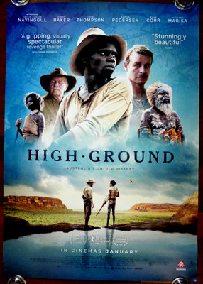 HIGH GROUND Original 2020 Australian Advance One Sheet Movie Poster Simon Baker