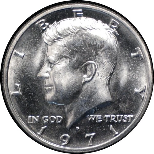 1971-D  Kennedy Half Dollar - Gem BU