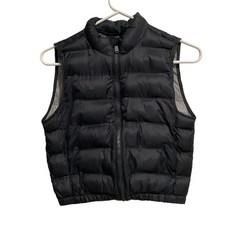 Zara Kids Lightweight Puffer Vest size 6-7 Black