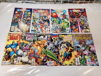Dc Vs Marvel 1-4 & Amalgam Crossover Newsstands Marvel DC