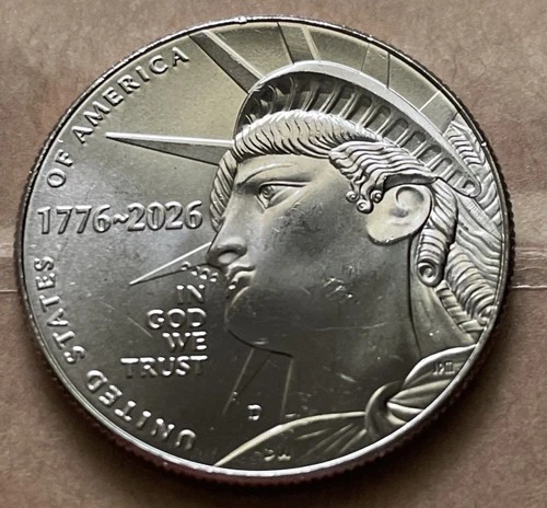 1776-2026  Denver Mint  Liberty Semiquincentennial Half Dollar,  UNCIRCULATED