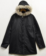 NUMBER (N)INE Wool Nylon Hooded Coat Made in Japan Used B