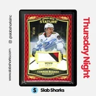 2023 UPPER DECK STATURE CONNOR BEDARD RED ROOKIE PATCH AUTO RC /25