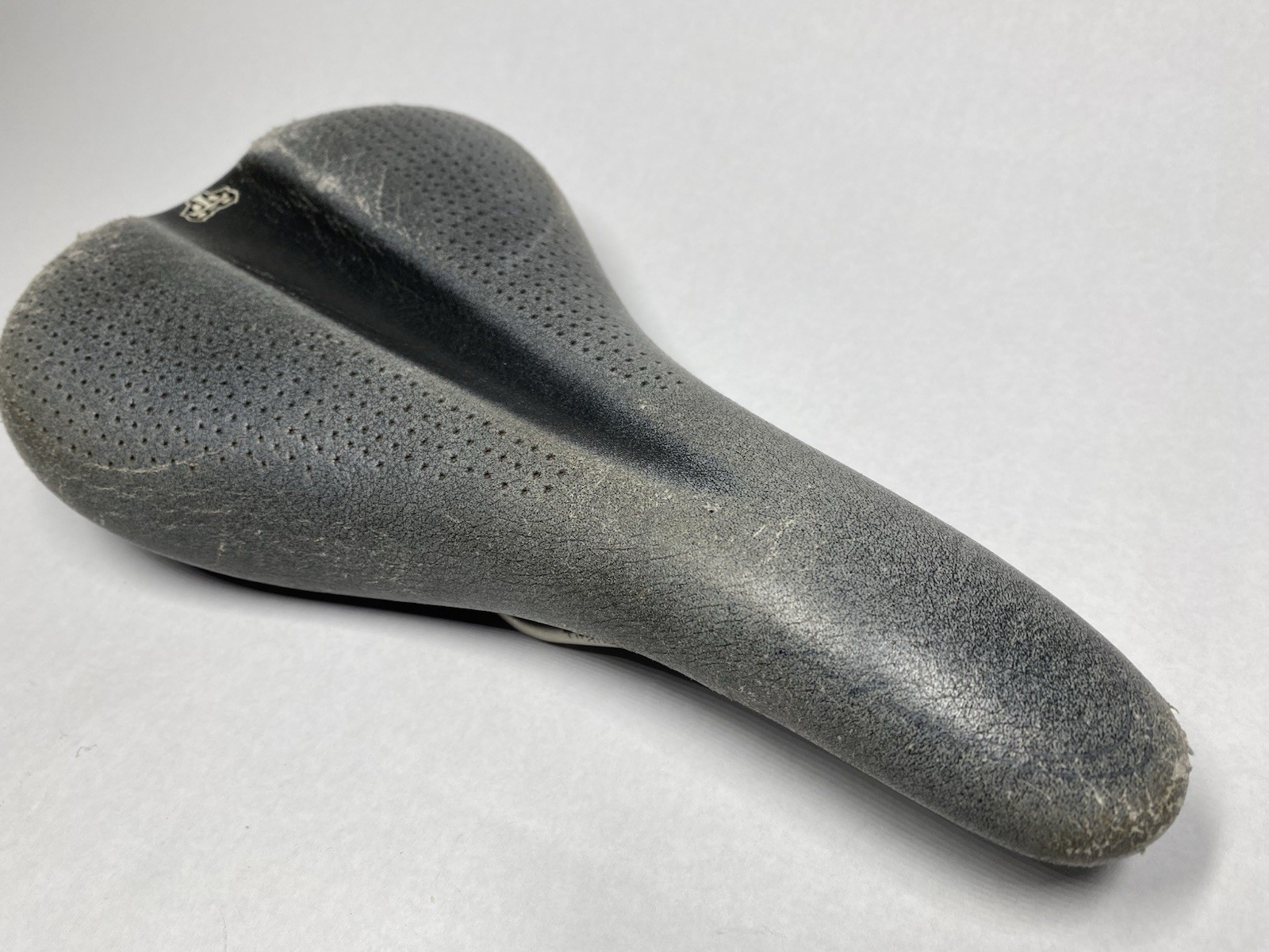 WTB Deva Ti Rail Thinline Gel MTB Saddle Black Faded Used Vintage Mountain Bike