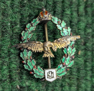 Austrian WWI Army Field pilots Badge