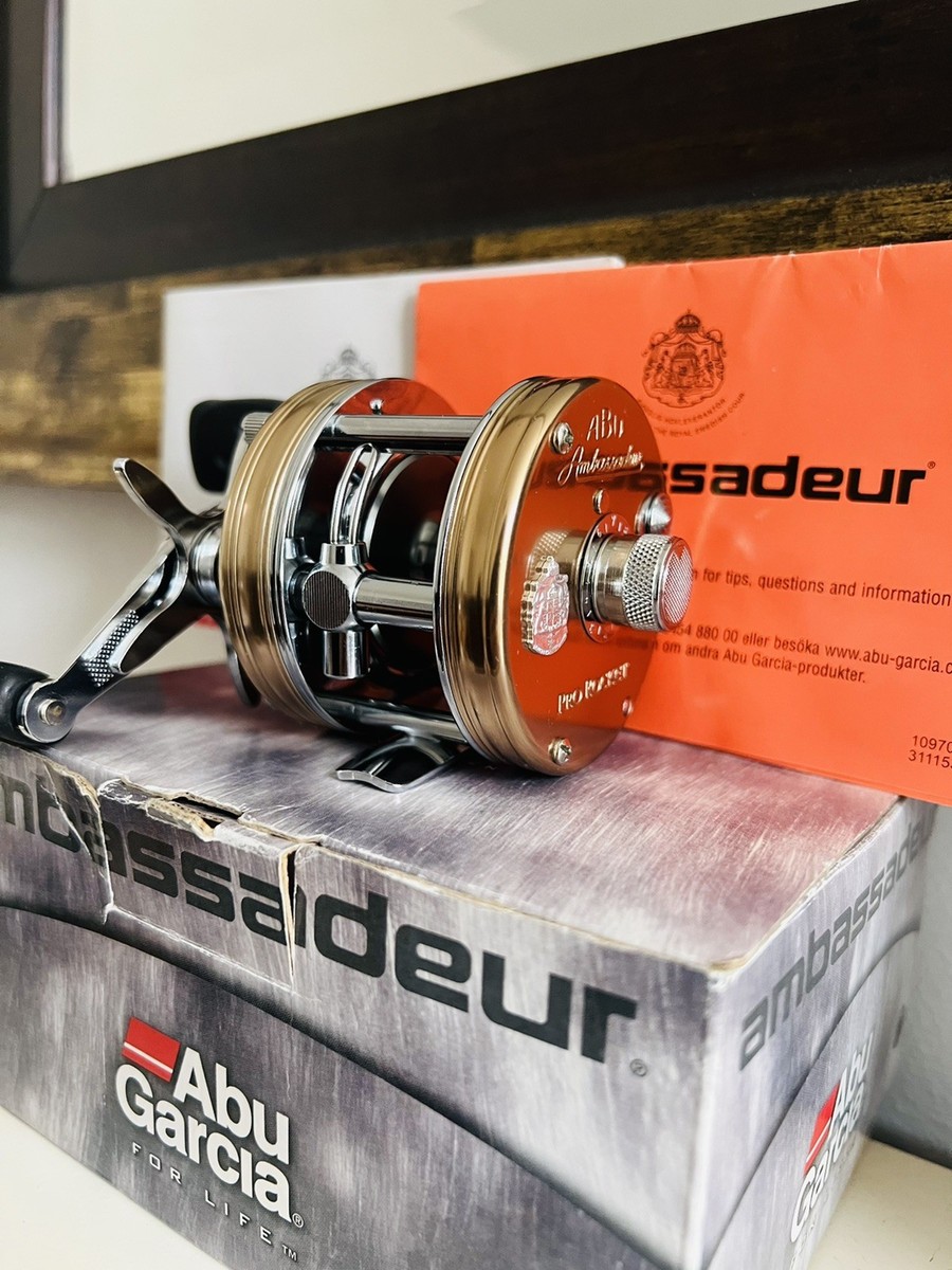 Rare golden Abu Ambassadeur Pro Rocket 4500CS! Vintage Fishing