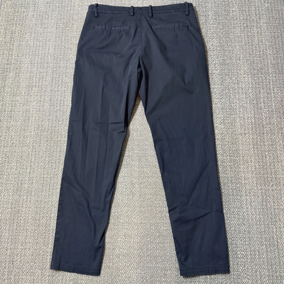 Birddogs Lined Chino Pants Mens Size 34x32 Navy Blue Stretch Casual - Image 2 of 4
