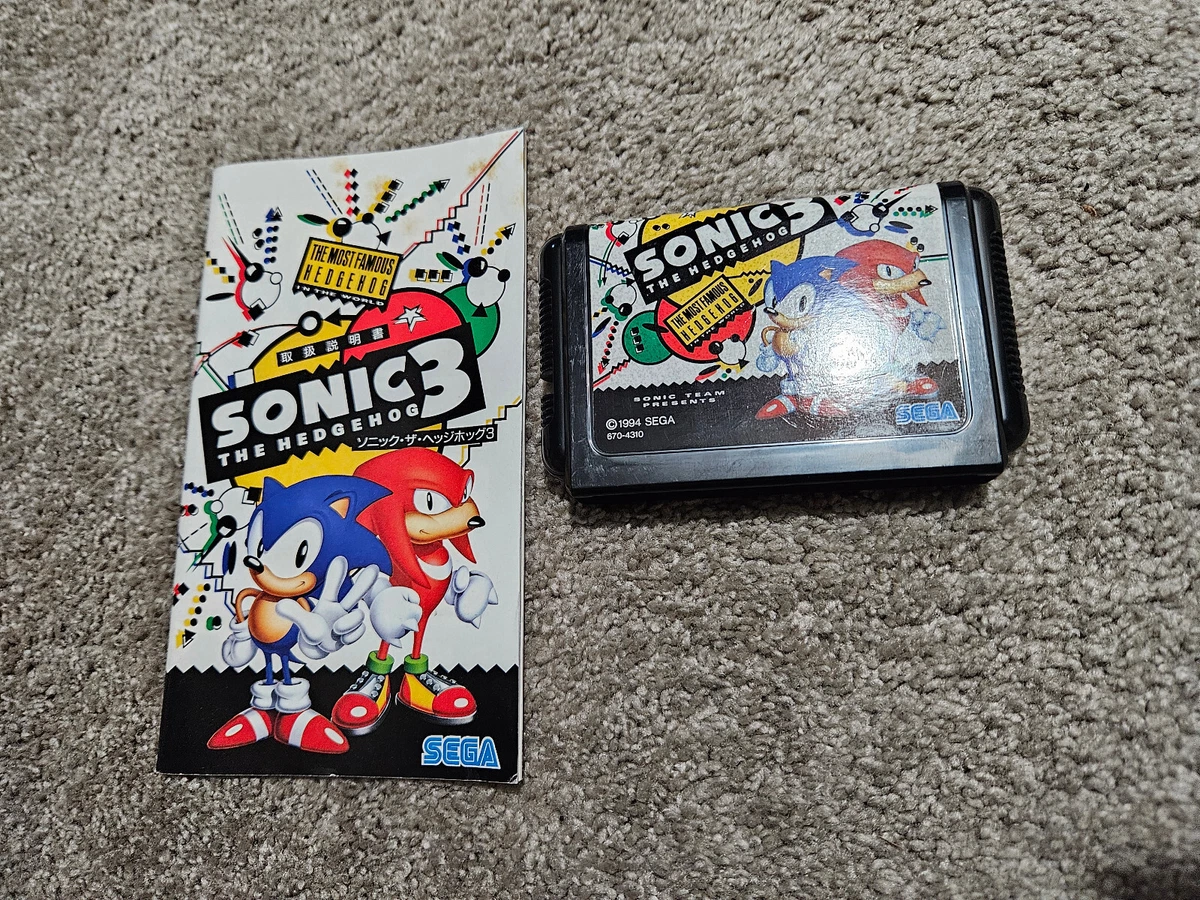 Preços baixos em Sonic the Hedgehog 3 NTSC-J (Japão) Video Games