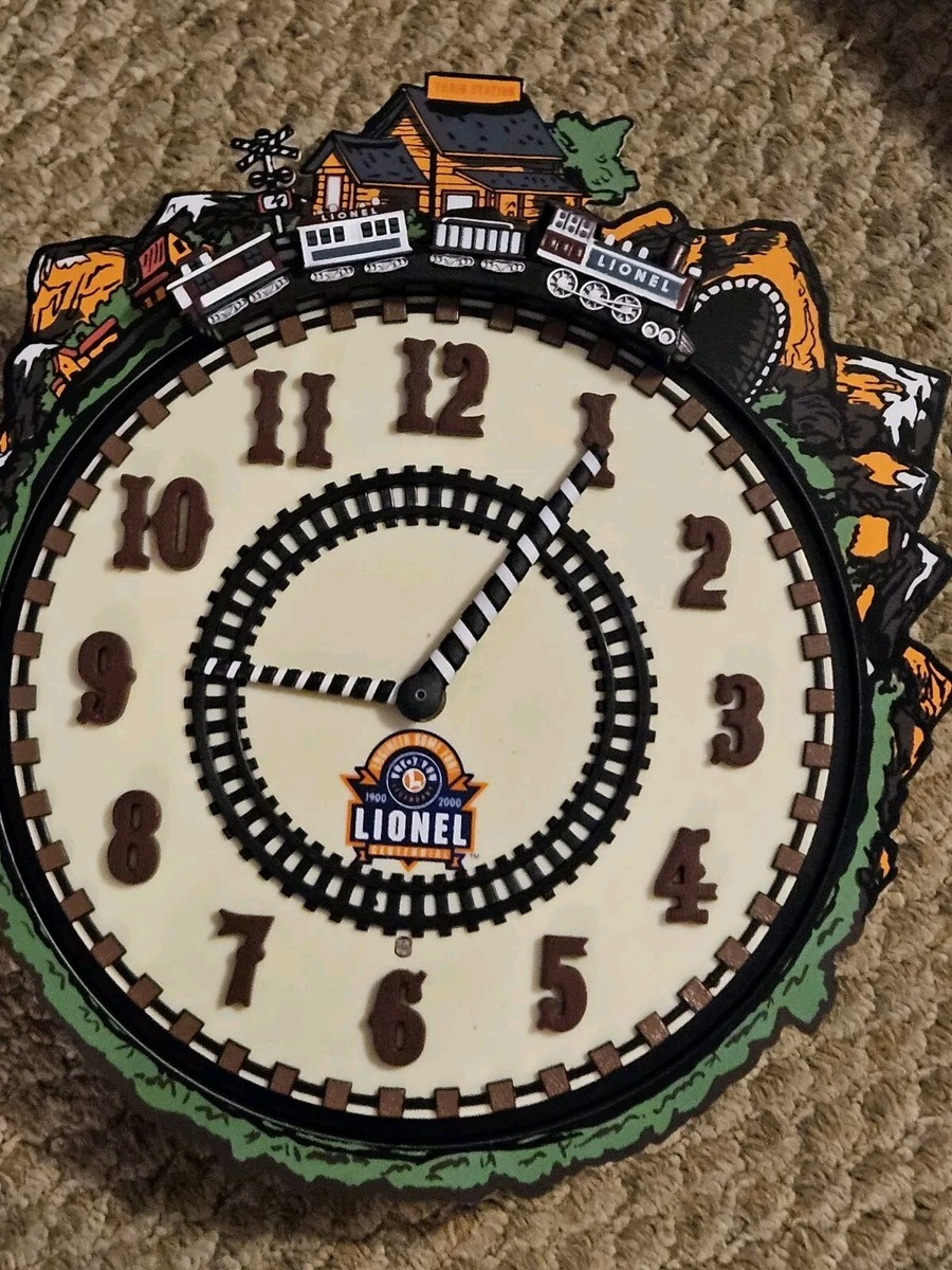 LIONEL Train Clock 掛け時計 Lionel Train Wall Clock 100th Anniversary Edition Does Not