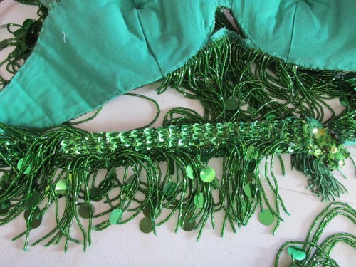 Vintage Professional Belly Dance Costume Egyptian Set - Hip Belt & Bra 34CD/36C - Picture 15 of 24