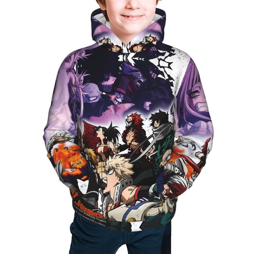 My Hero Academia Cartoon Hoodie Teen Pullover Sweatshirt Holiday Gift Customized - Picture 18 of 33