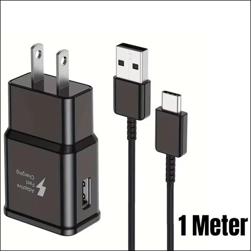 USB Fast Charger Wall Plug Adapter Type C Cable For Samsung S22 S10 A52 A53 A33 - Picture 23 of 27