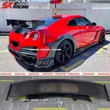 For Nissan Gt-r Gtr R35 2009-2018 Carbon Fiber Rear Trunk Spoiler Wing Gt Style