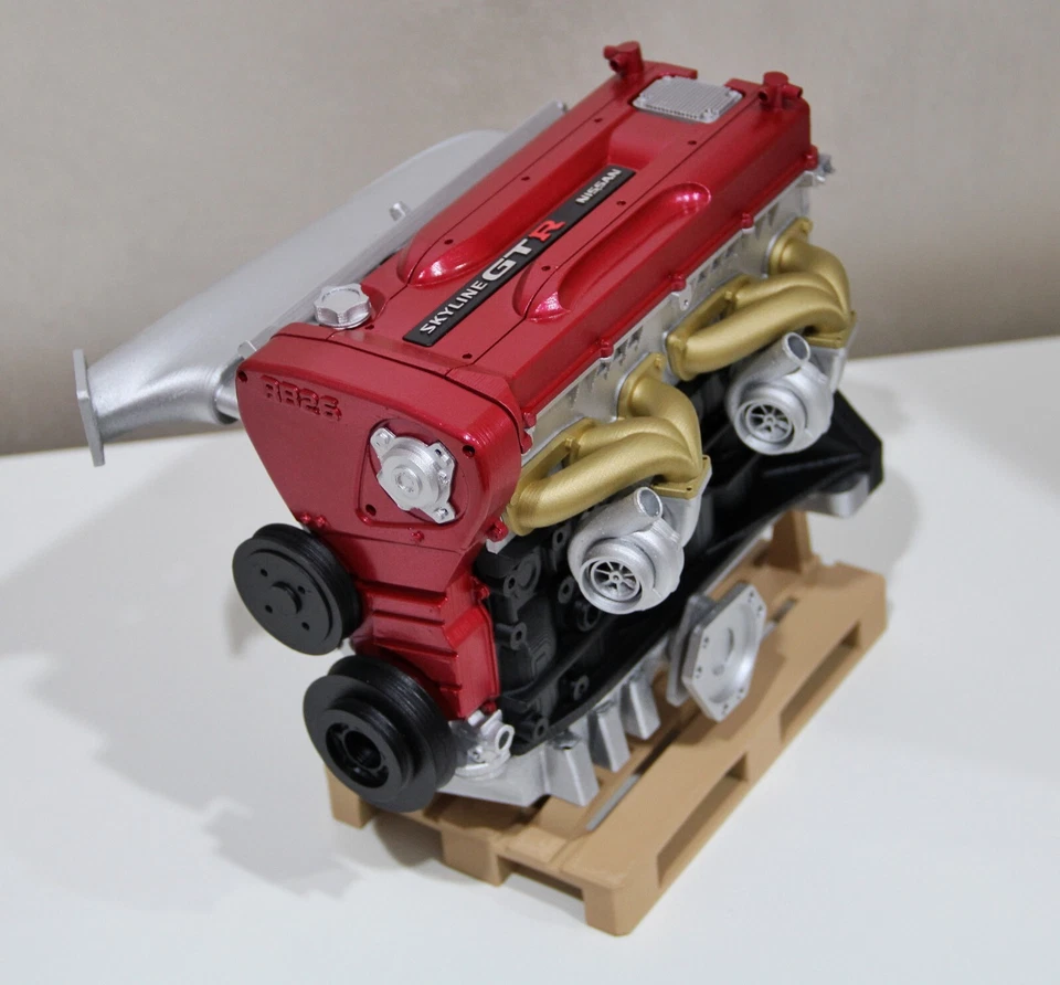 Nissan RB26 DETT Engine Model BNR34 Modello Scala 1/4 Nissan Skyline GT-R Motore - Immagine 2 di 4