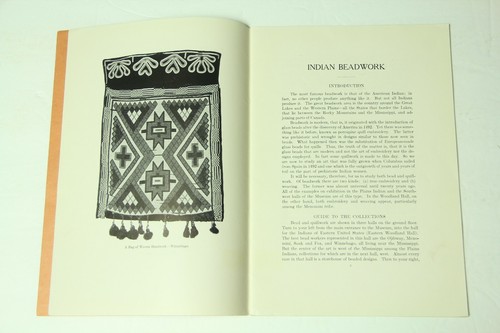 1931 Indian Beadwork Clark Wissler Guide Leaflet Series American Museum Natural - Picture 6 of 10