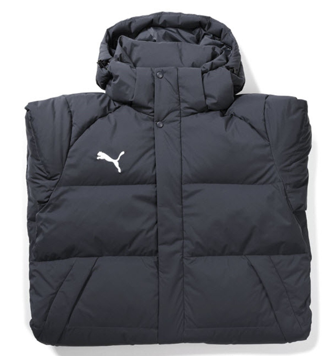 Puma Men KK Team-cup Down Padding Jacket Gray Winter Coat Top