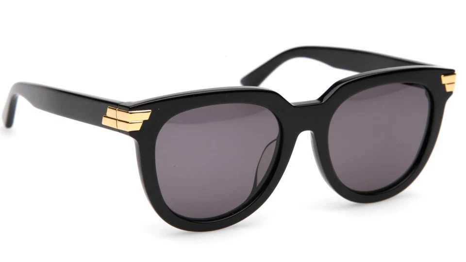 Nuevo BOTTEGA VENETA BV1104SA 001 GAFAS DE SOL NEGRAS 54-19-145mm Japón Foto 3 de 4