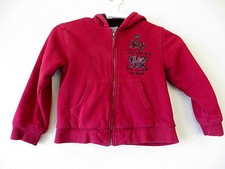 Jacket Hoodie Calvin Klein Outerwear Red Zipper Pockets Toddler Boys Size 6