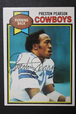 Preston Pearson Dallas Cowboys Autographed 1979 Topps #315 Signed Card ILLINOIS