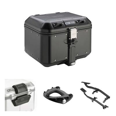 GIVI DLM46 DOLOMITI Black Top Case Kit for Yamaha 1300 FJR A - FJR AS 2013-2016