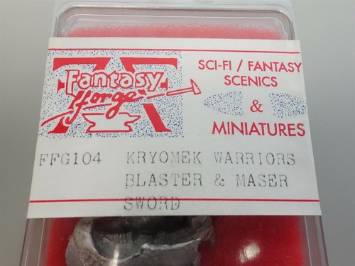 Kryomek: Warriors, Blaster & Maser Sword FFG104 (NiB, Fantasy Forge) - Picture 4 of 4