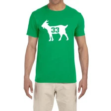 Boston Celtics Larry Bird Goat T-Shirt