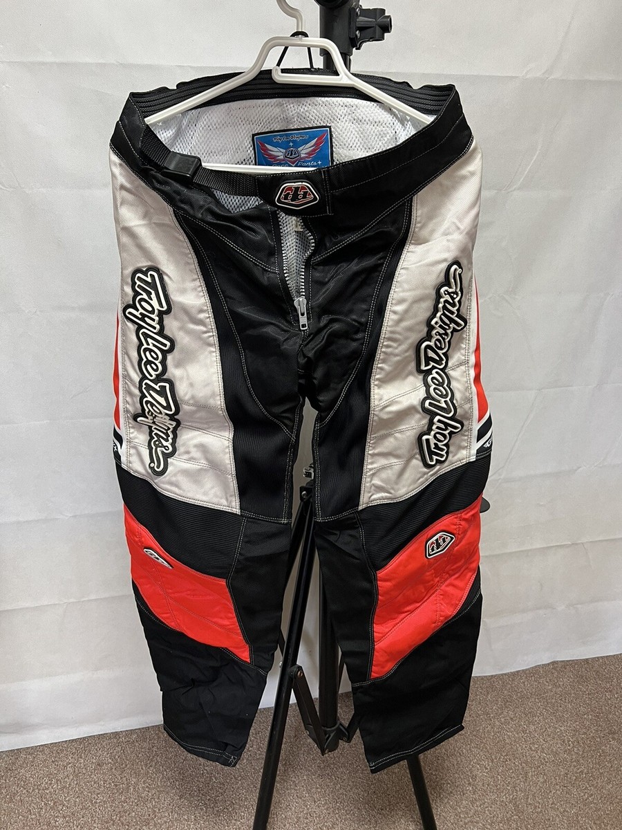 Pantalon Motocross Troy Lee Designs - Tissu élastique Résistant, Certification Blue Sign