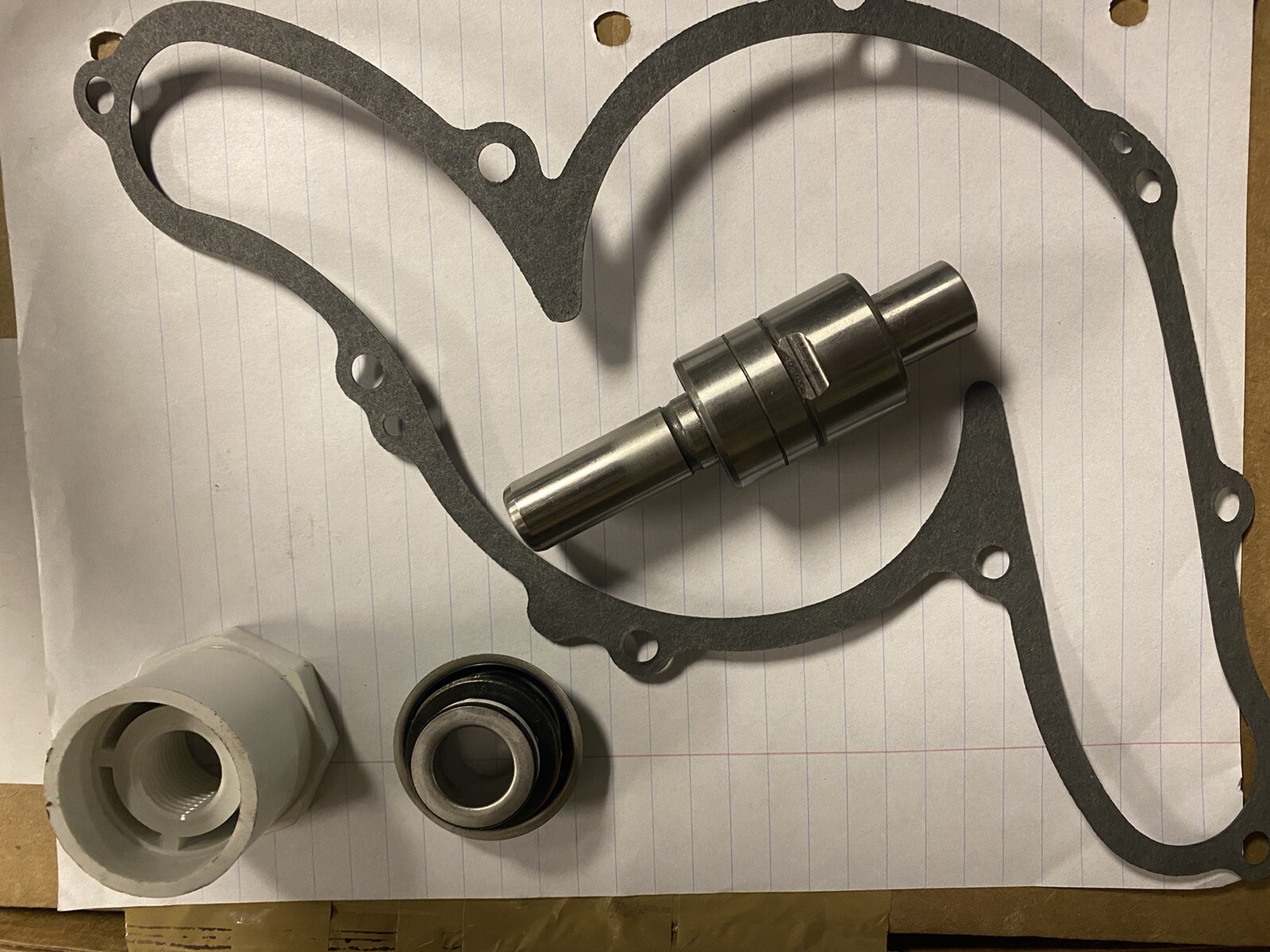 MASERATI BITURBO 6PC. WATER PUMP REBUILD KIT.