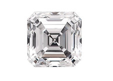 Diamant Asscher Taillé En Lab Créé Blanc Loose 16-17 Ct Grand Lustre Couleur F !