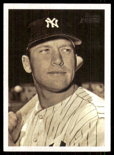 2007 Bowman Heritage #2 Mickey Mantle Short Prints New York Yankees