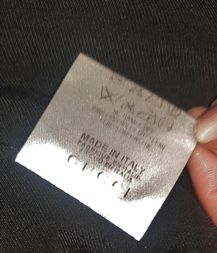 GUCCI ~ Black mini skirt with silver Gucci logo ~ sz: S / M ; 42 ~ AUTHENTIC - Picture 6 of 9